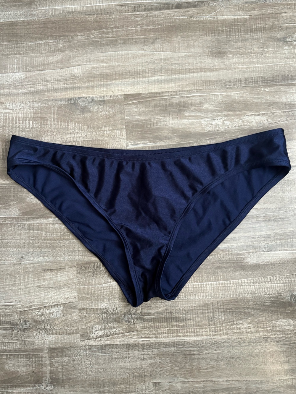 Kona Sol Navy Blue Women’s Hipster Bikini Bottom Size Large New